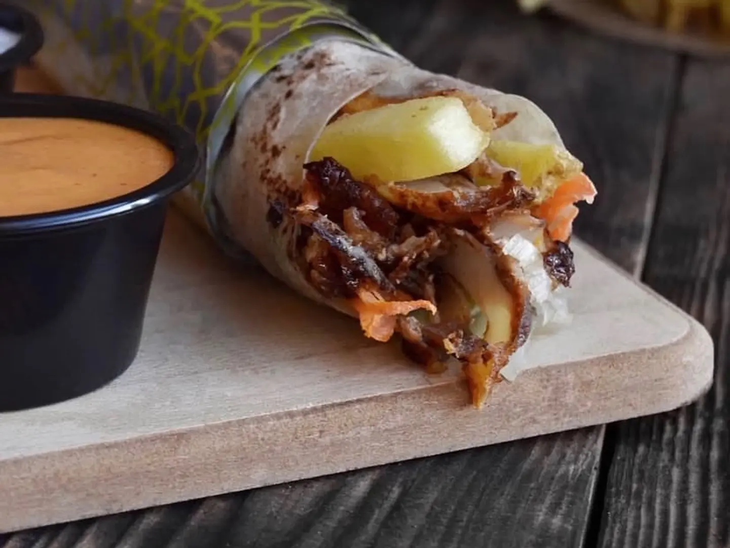 Shawarma In Saj Bread