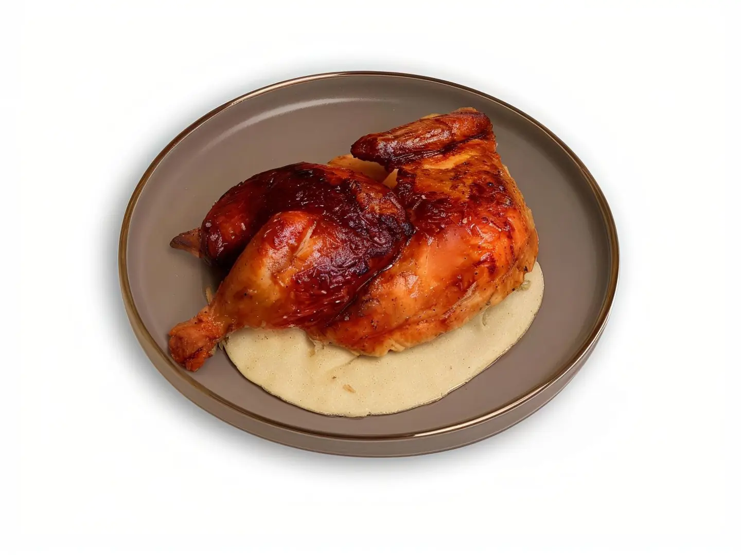 نص حبه دجاج شوايه سادة