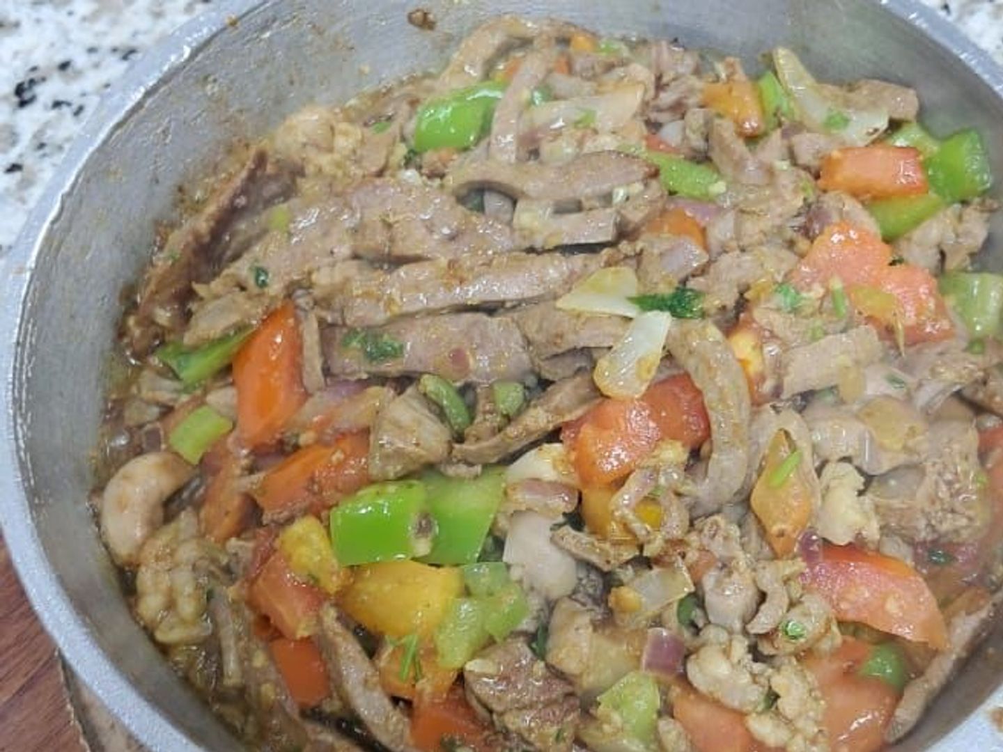 كبده غنم طازجه مع الجبن
