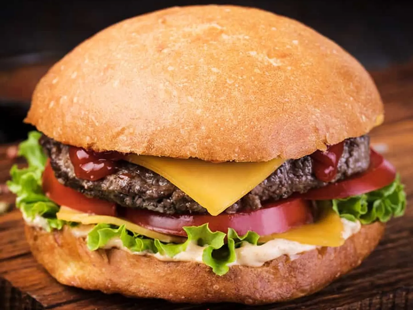 Beef Burger With Cheese