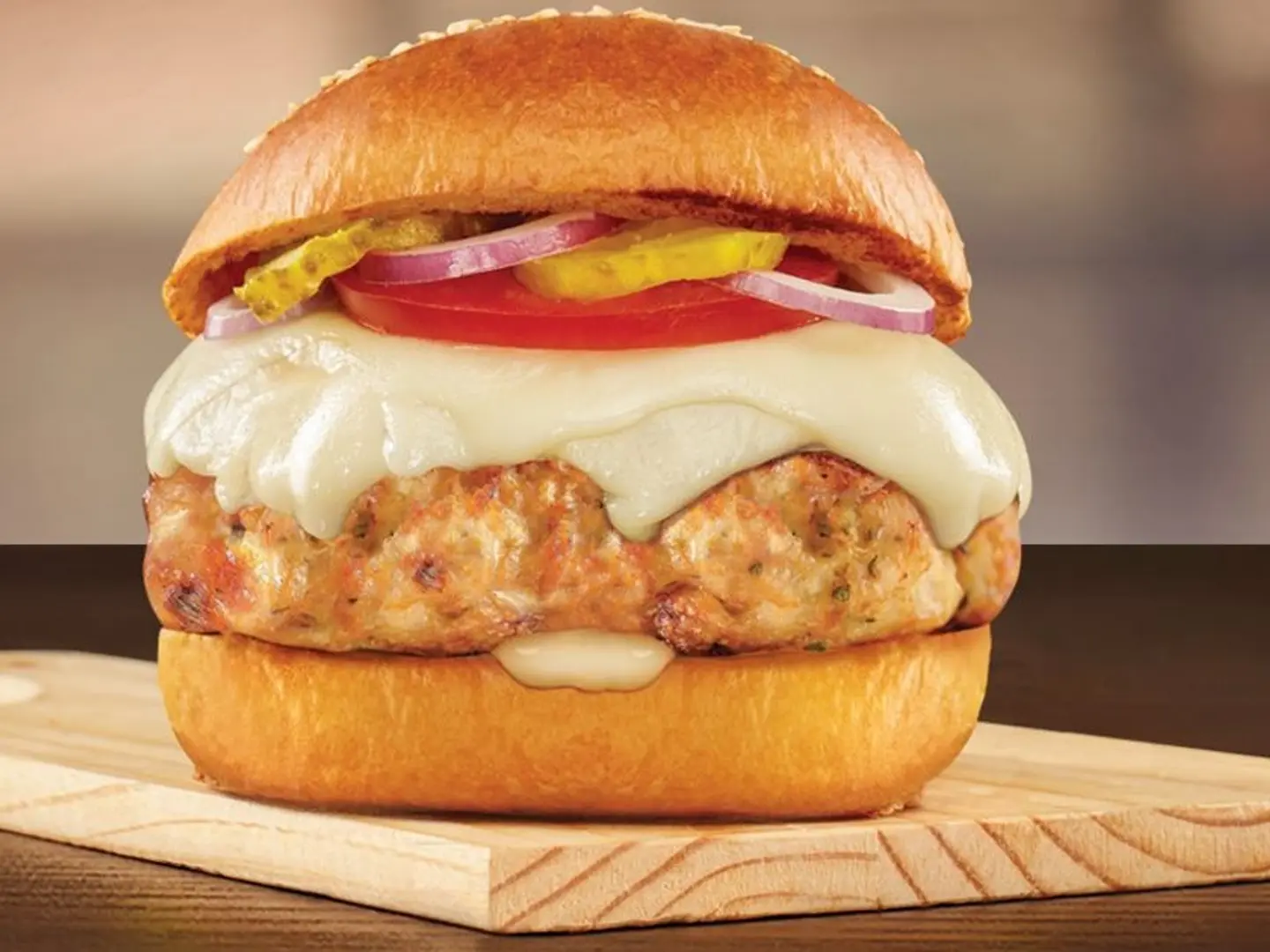 Chicken Burger With Cheese