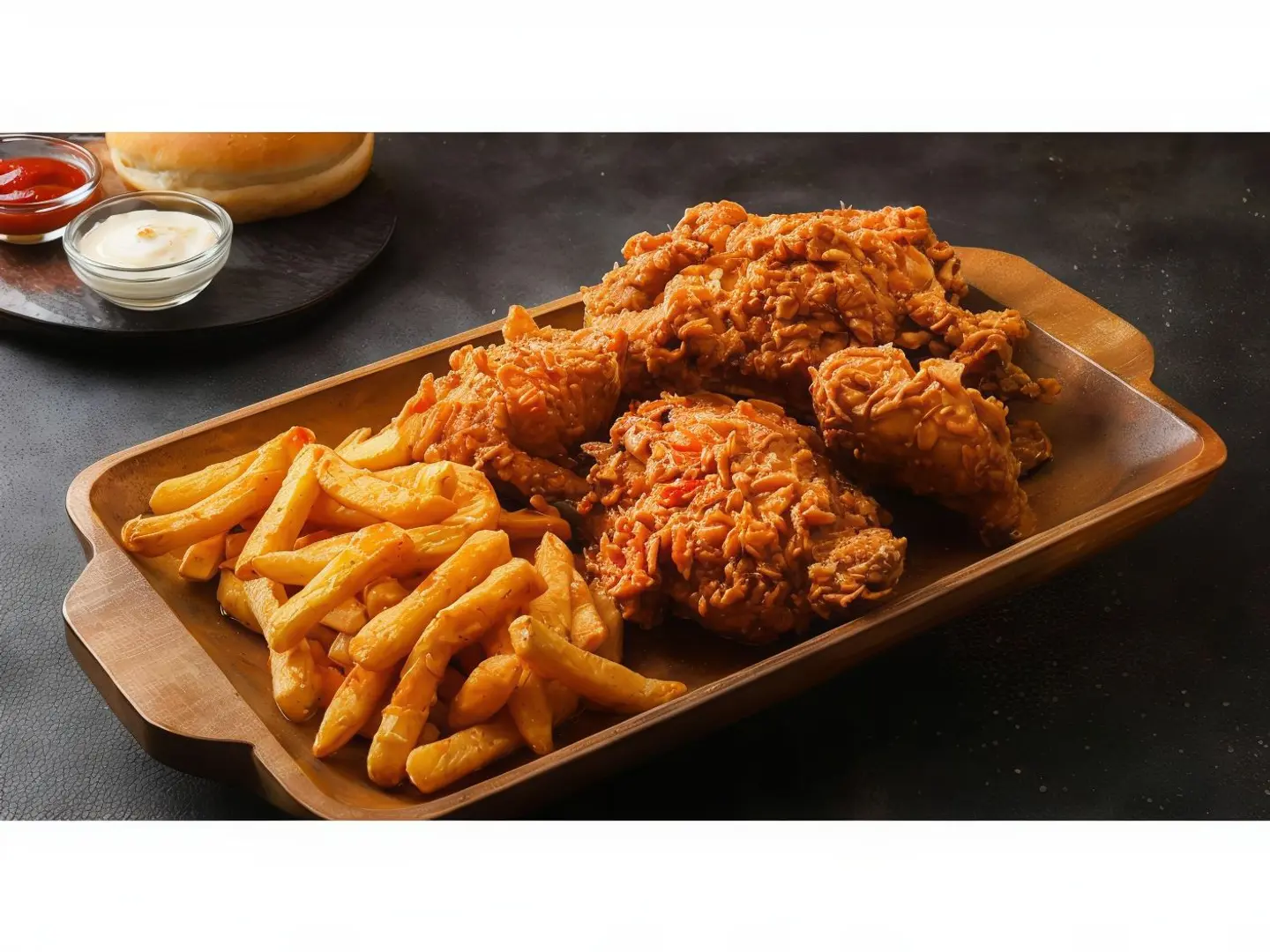 بروستد دجاج حراق