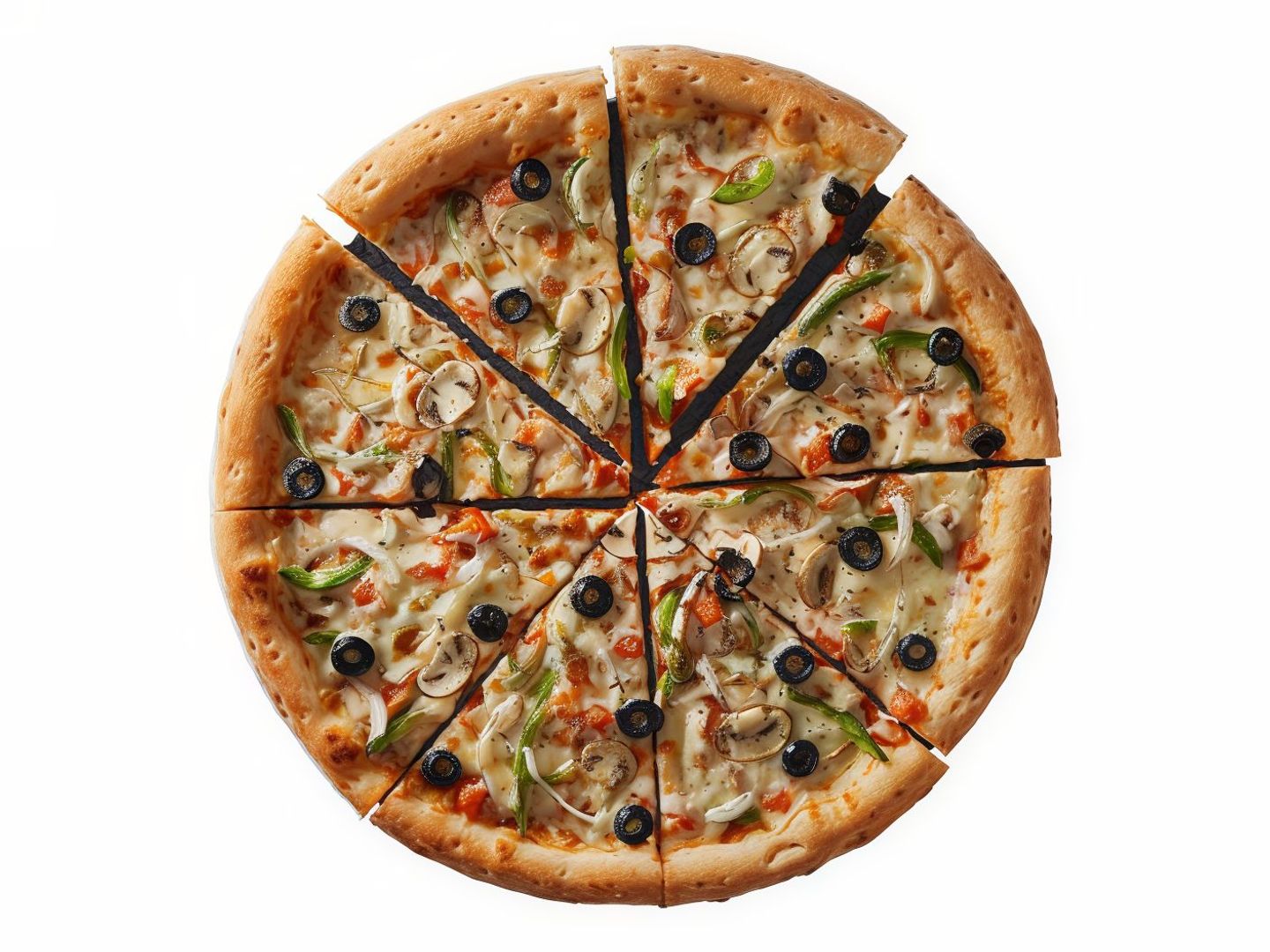 Cream Cheese With Vegetables Pizza