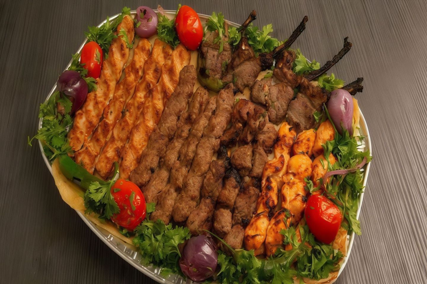 1 Kg Of Chicken Kebab