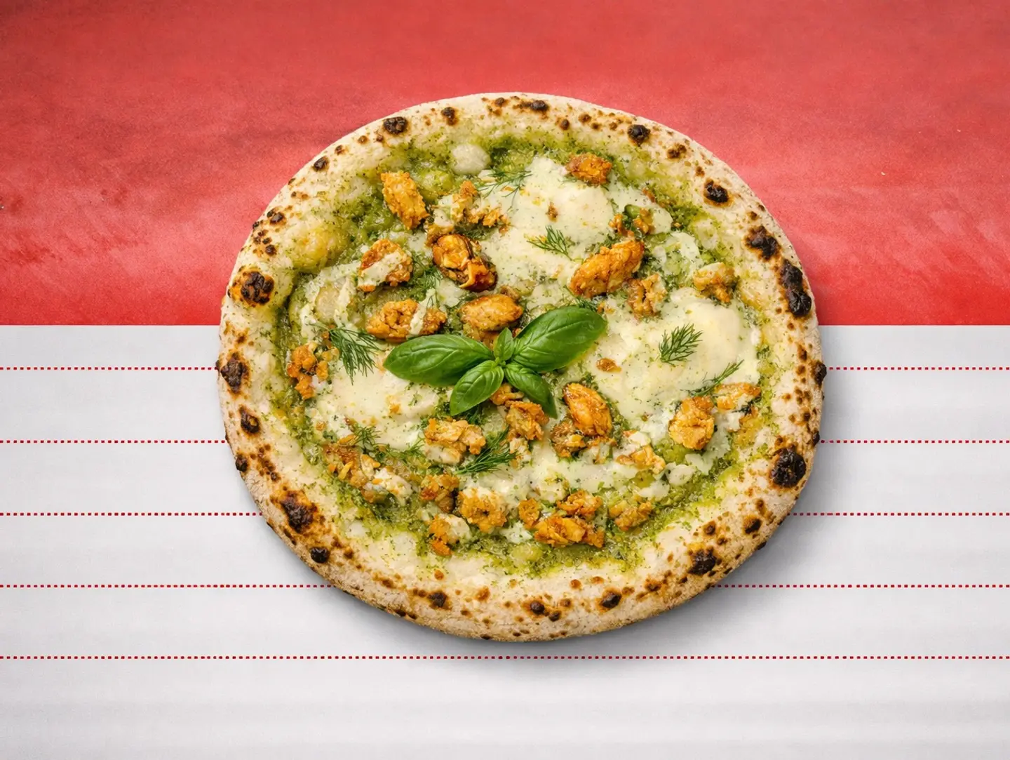 Pesto Chicken Pizza
