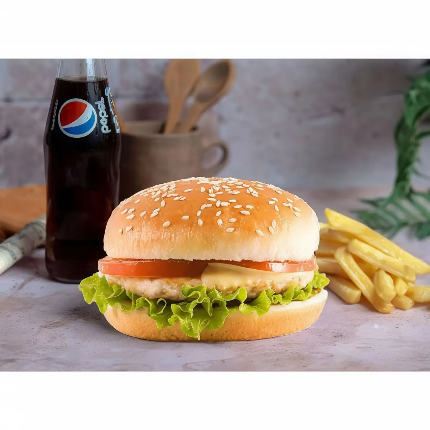 وجبة دجاج دبل