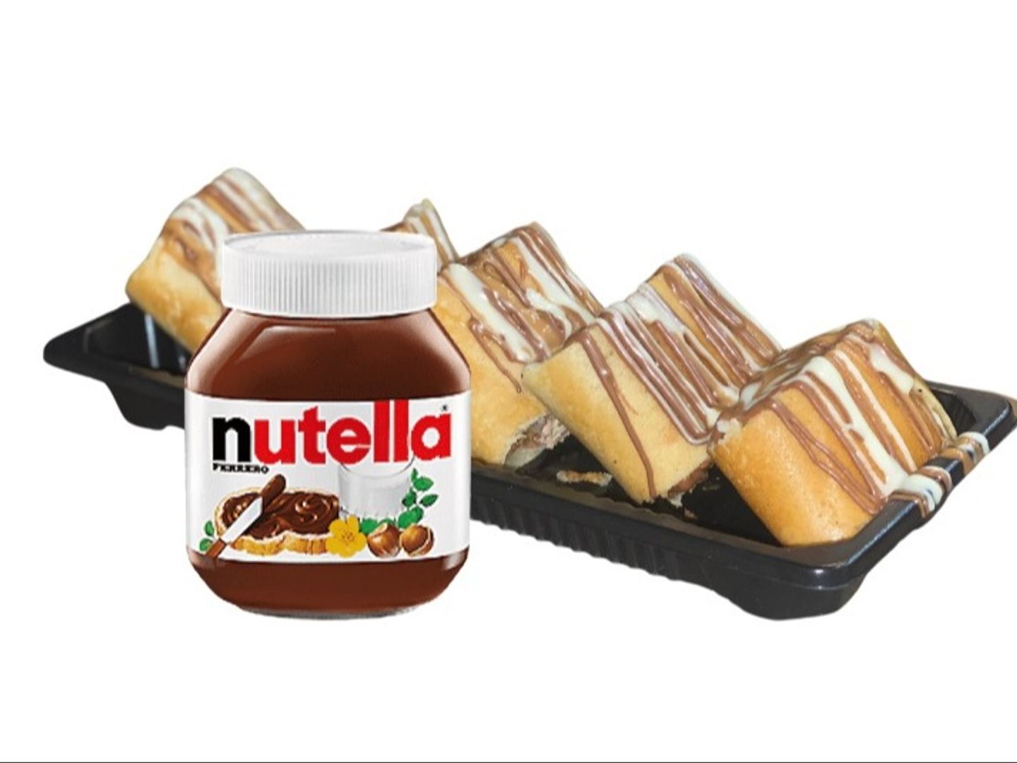 كريب روول بحشو نيوتيلا