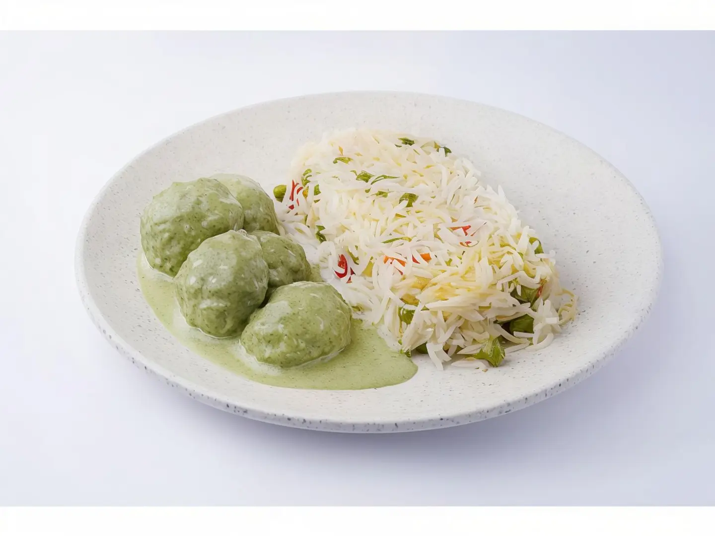 Chicken Kofta With Spinach