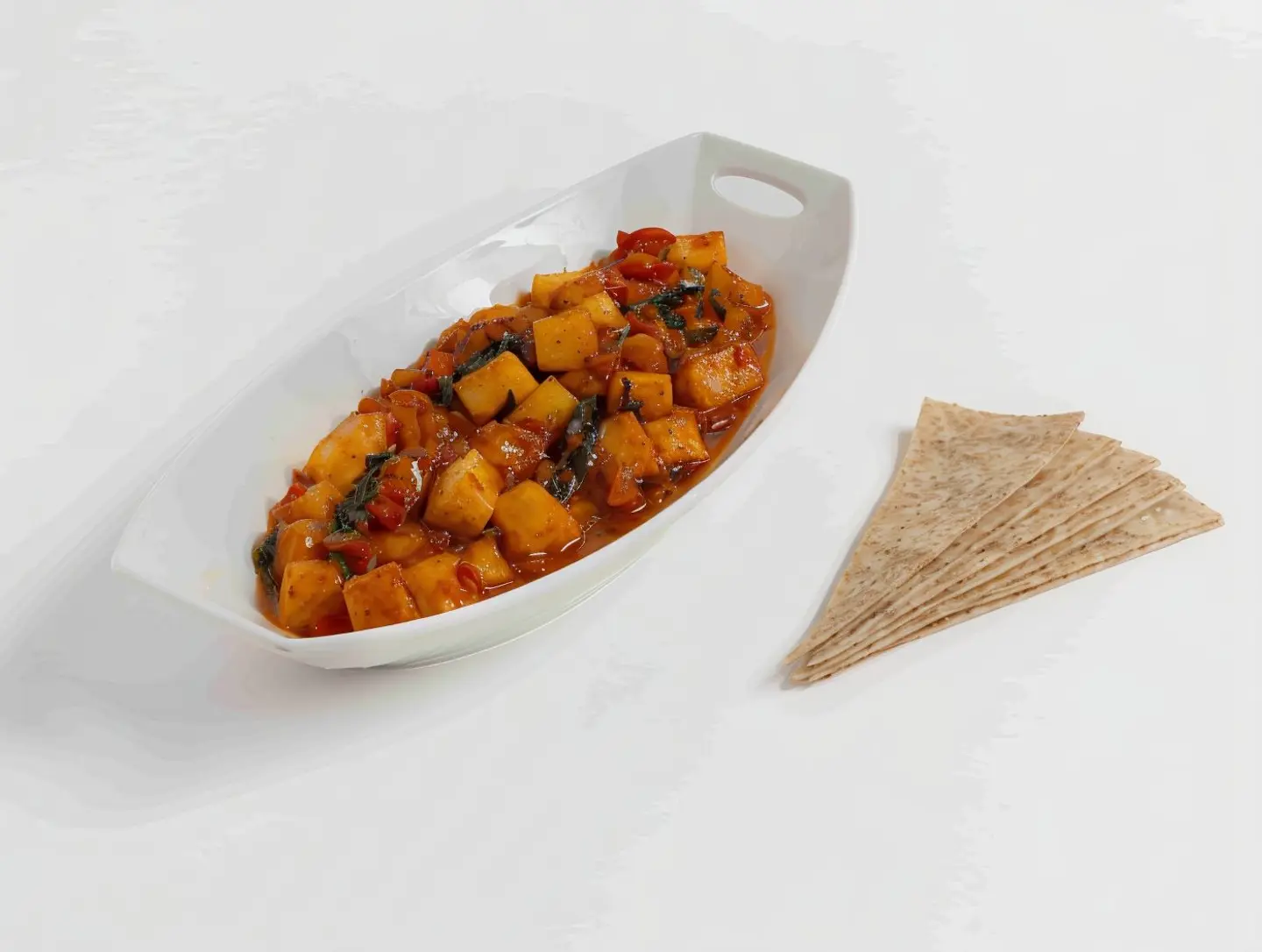 Halloumi With Basil And Tomatoes