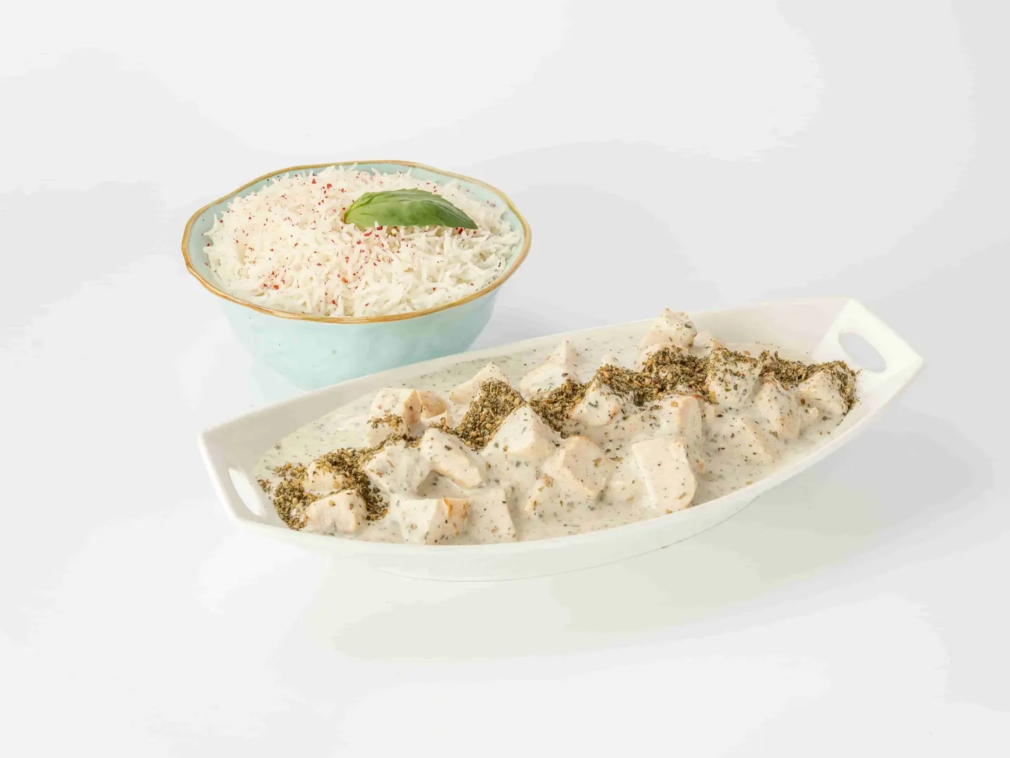 دجاج كريمي بالزعتر