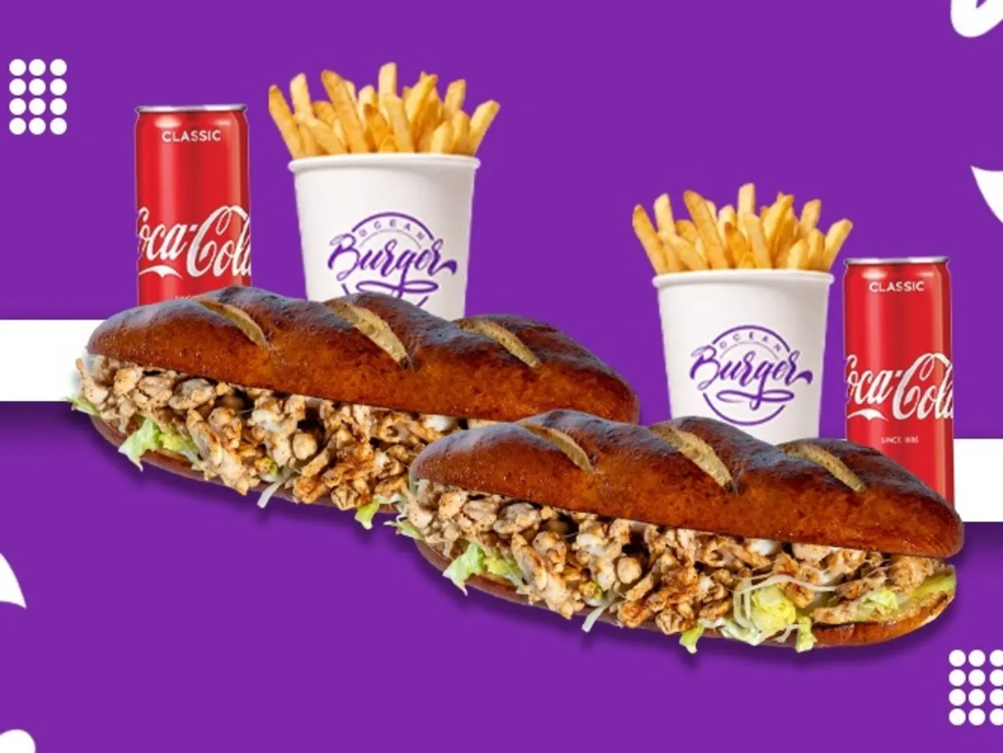 فيلي ستيك دجاج عرض