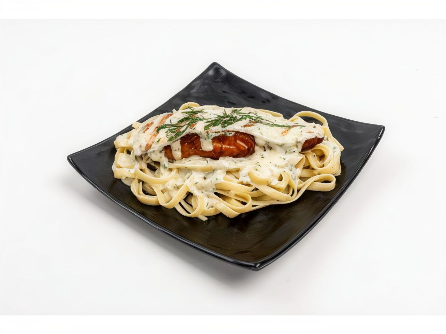 Salmon Fettuccine