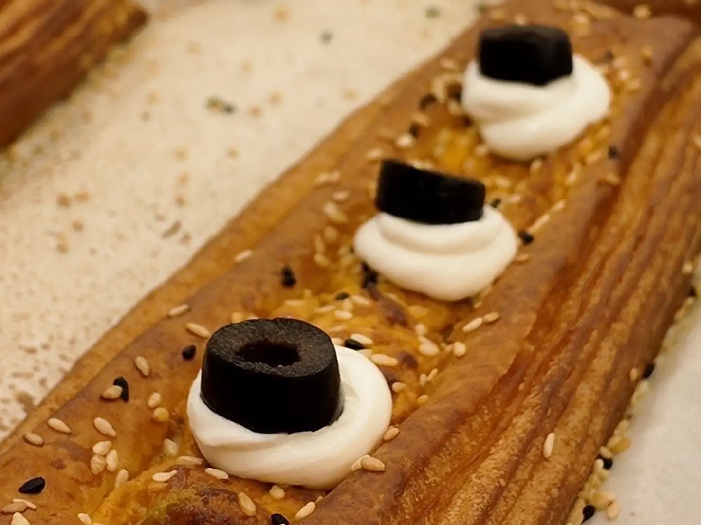 Danish With Labneh And Pesto