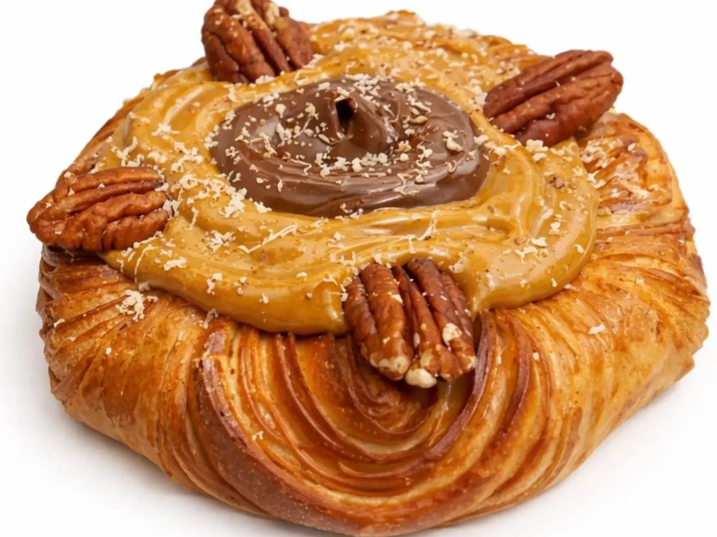 Nutella And Peanut Butter Danish