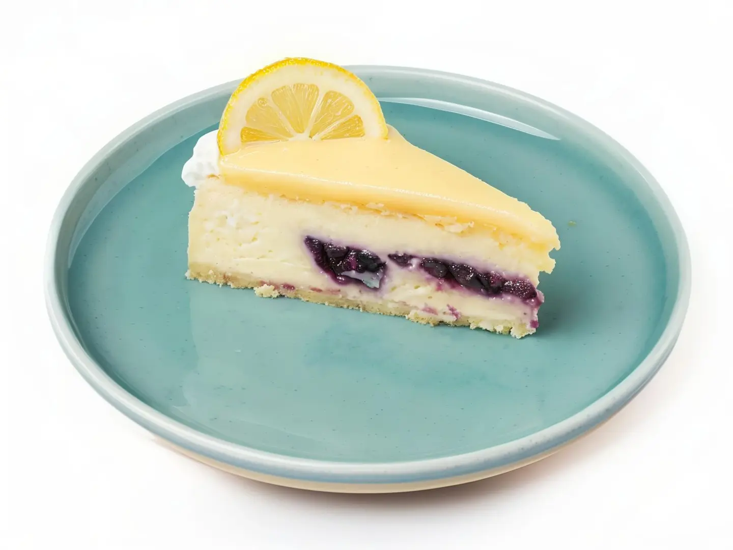 تشيزكيك ليمون وتوت