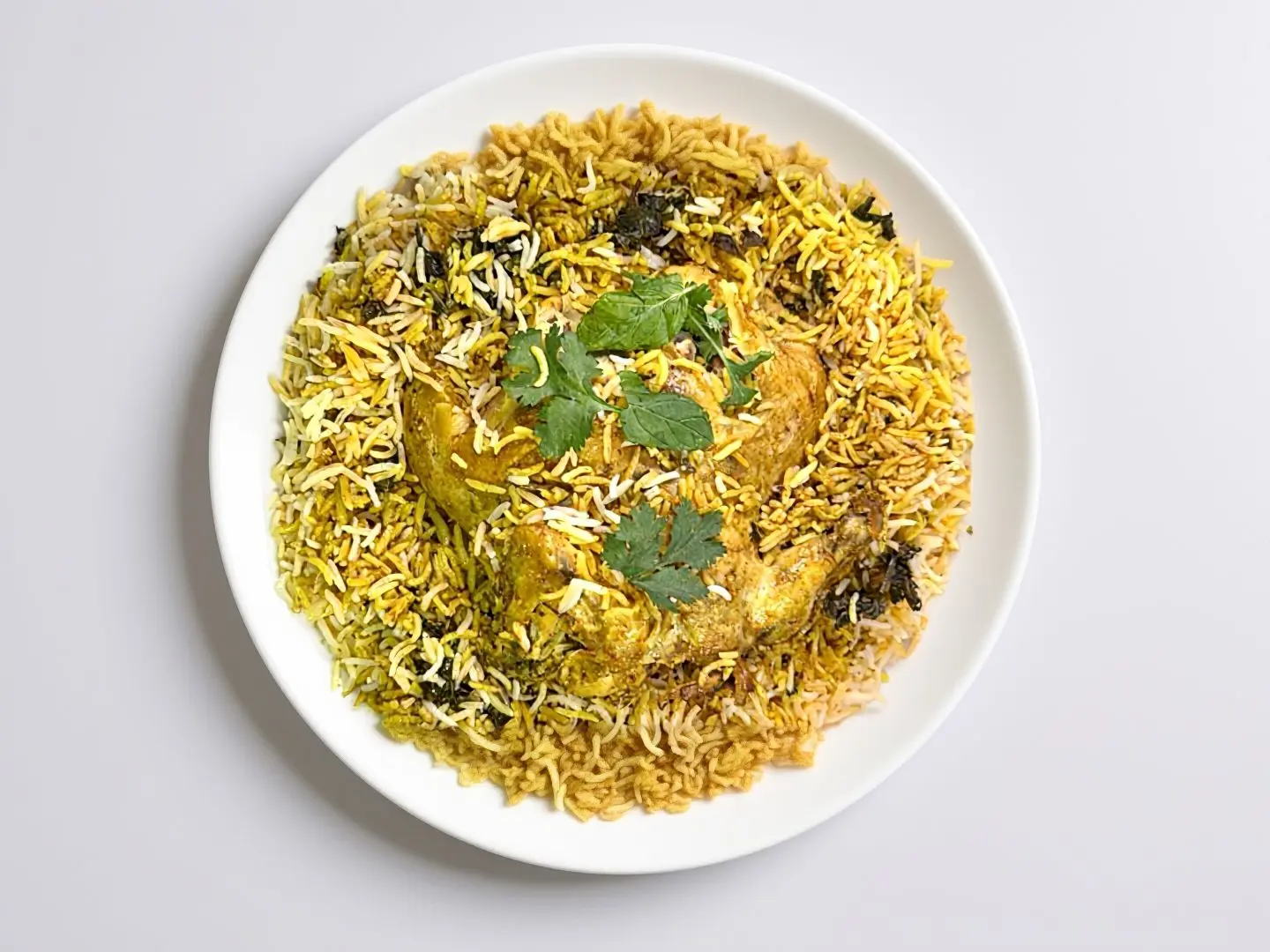 نصف دجاج برياني