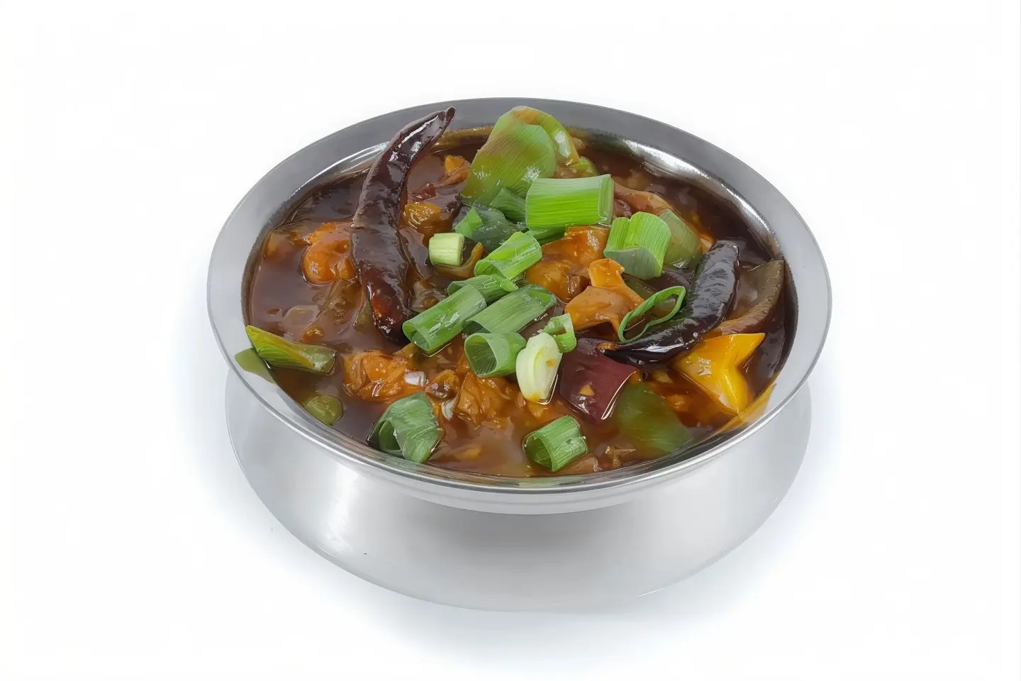 دجاج منشوري مرق جاف