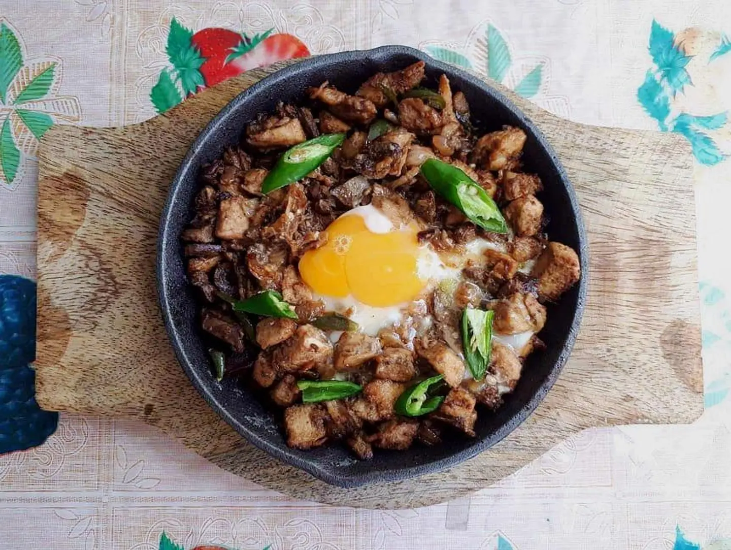 Sizzling Chicken Sisig