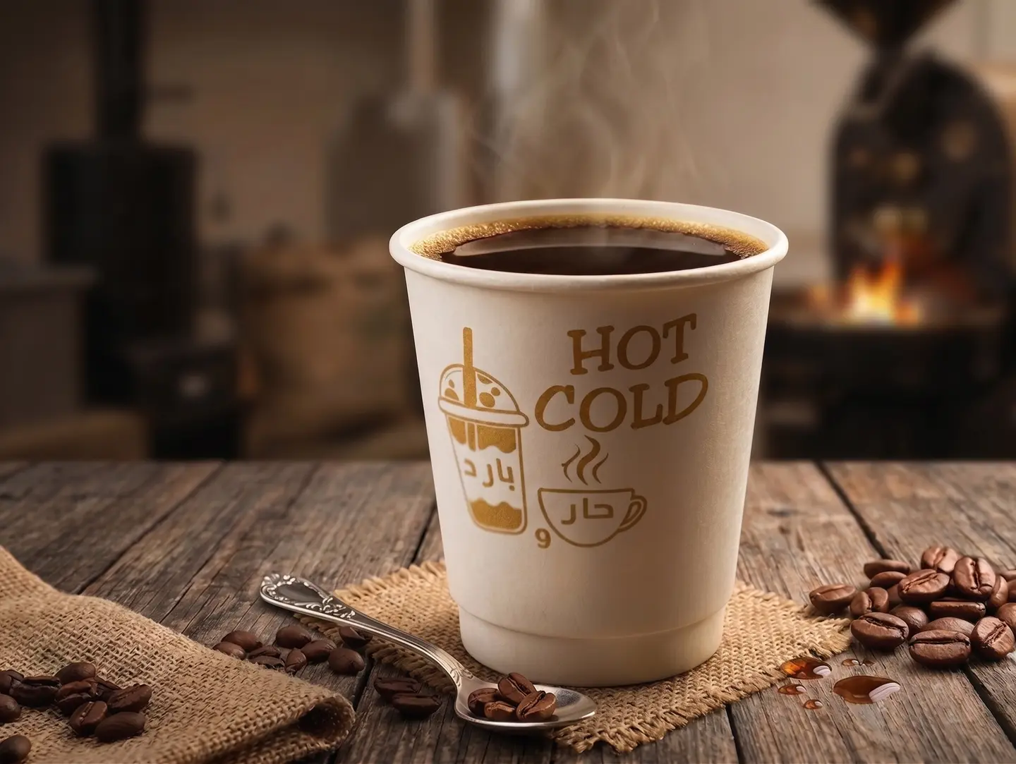 قهوة سوداء - صغير