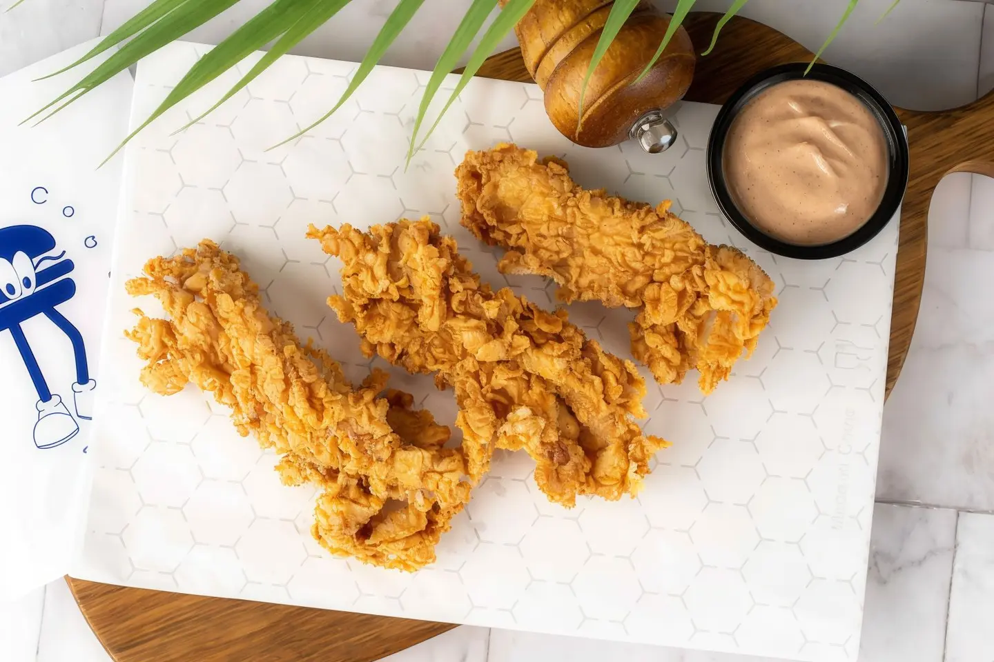 قطع دجاج مقرمشة