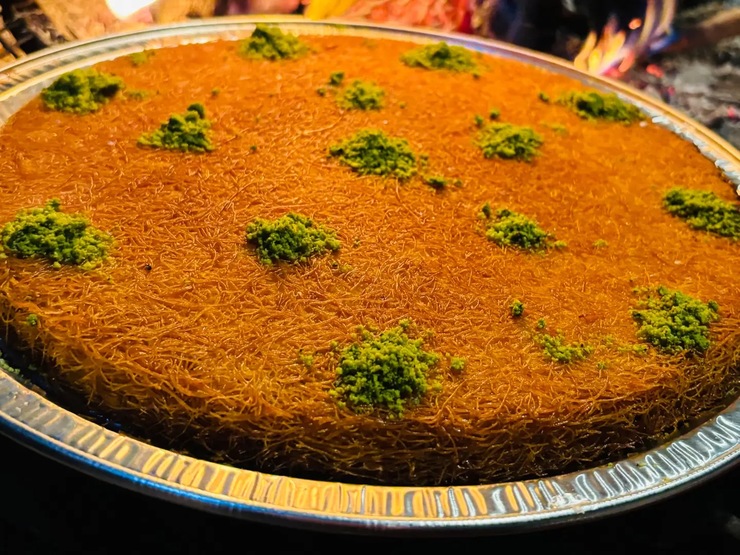 كنافة جبن كبيرة