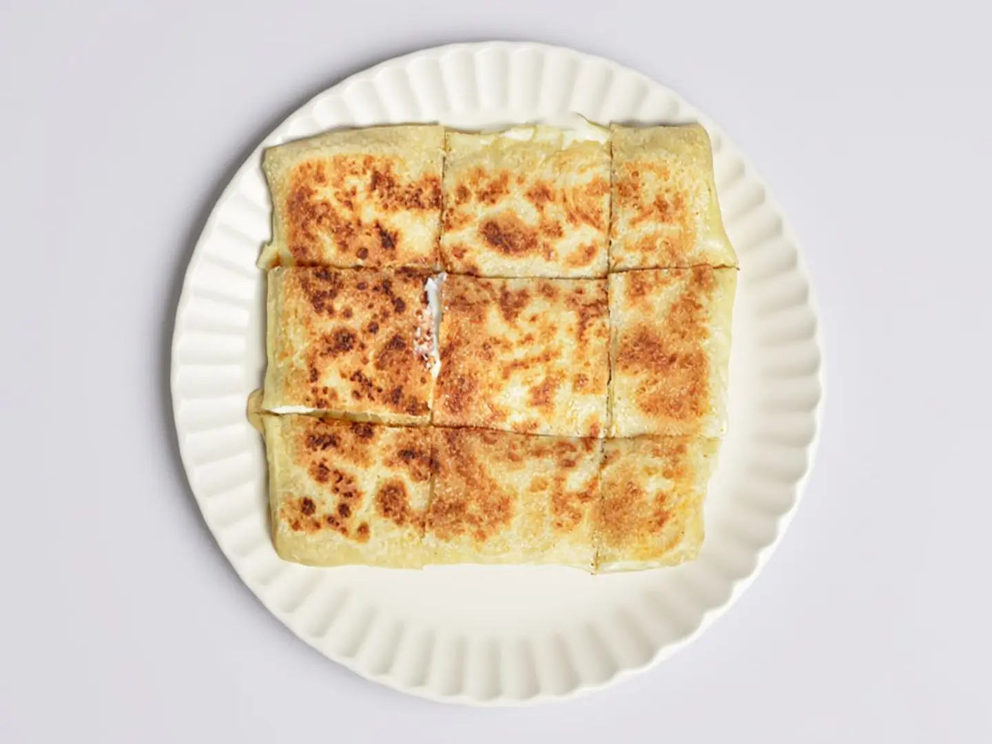 Sweet Cheese Mutabbaq With Cream