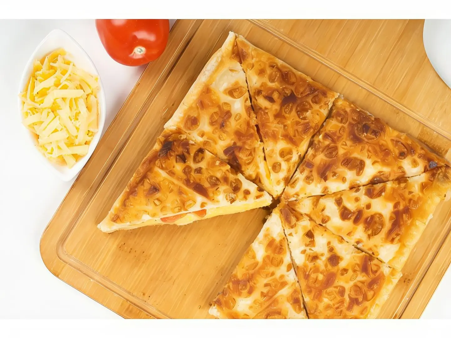 Cheddar Cheese Pie With Tomatoes