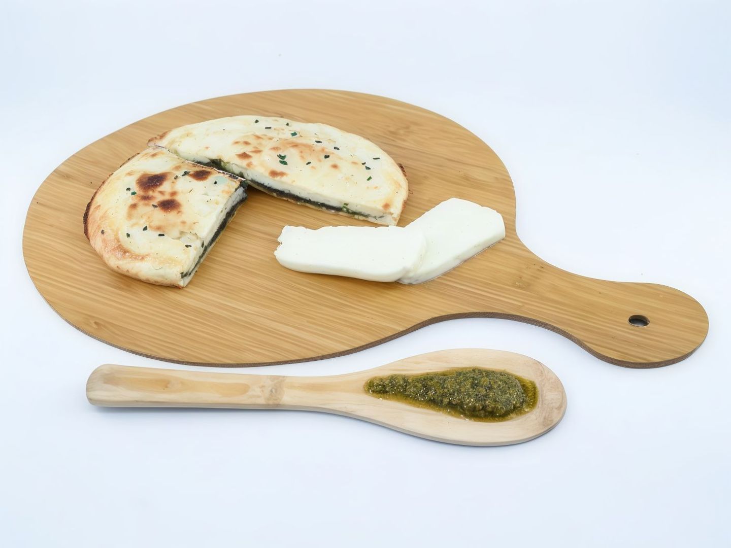 Halloumi Pie With Pesto