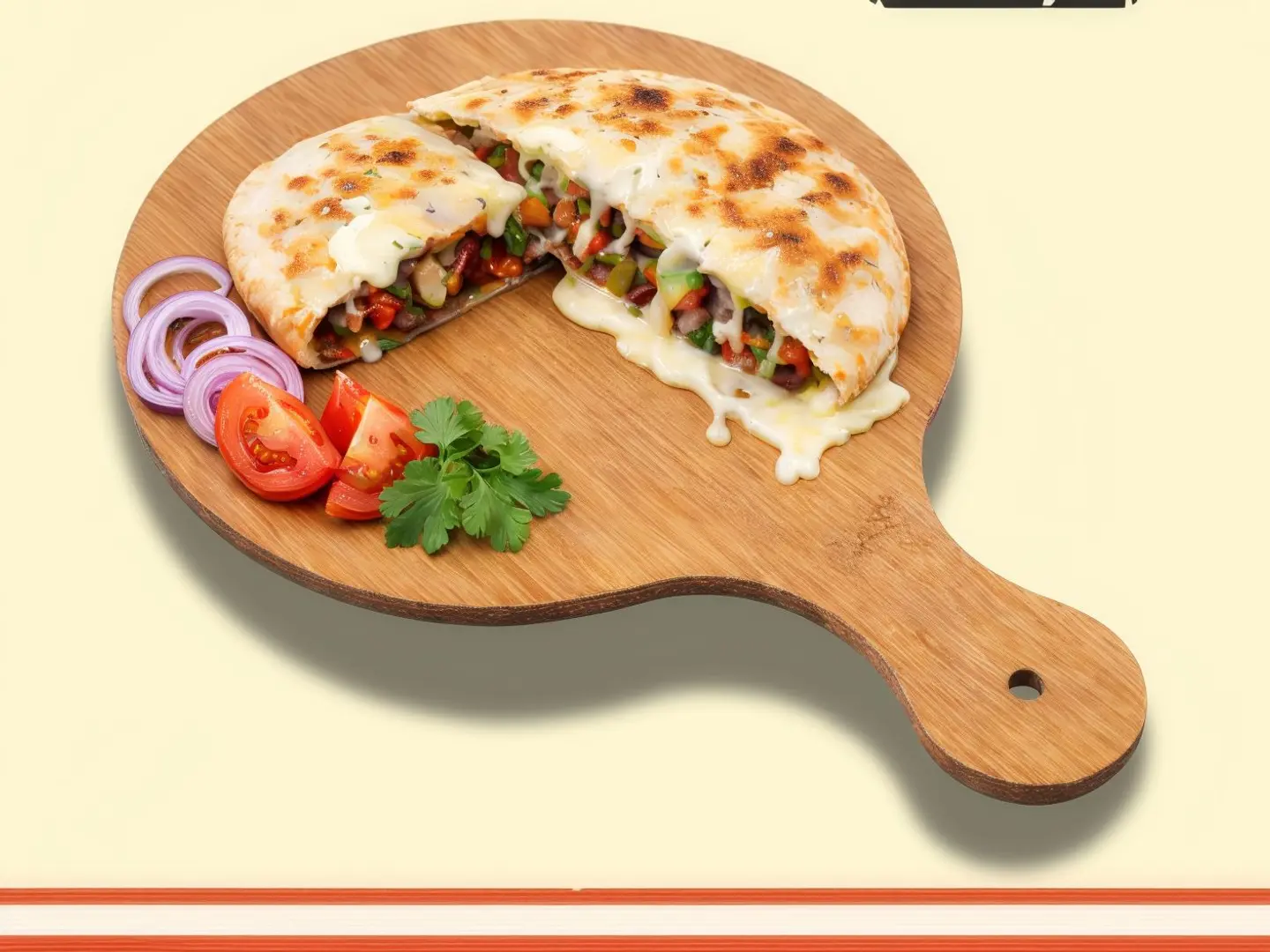 فطيرة كبدة محشية بالطحينة