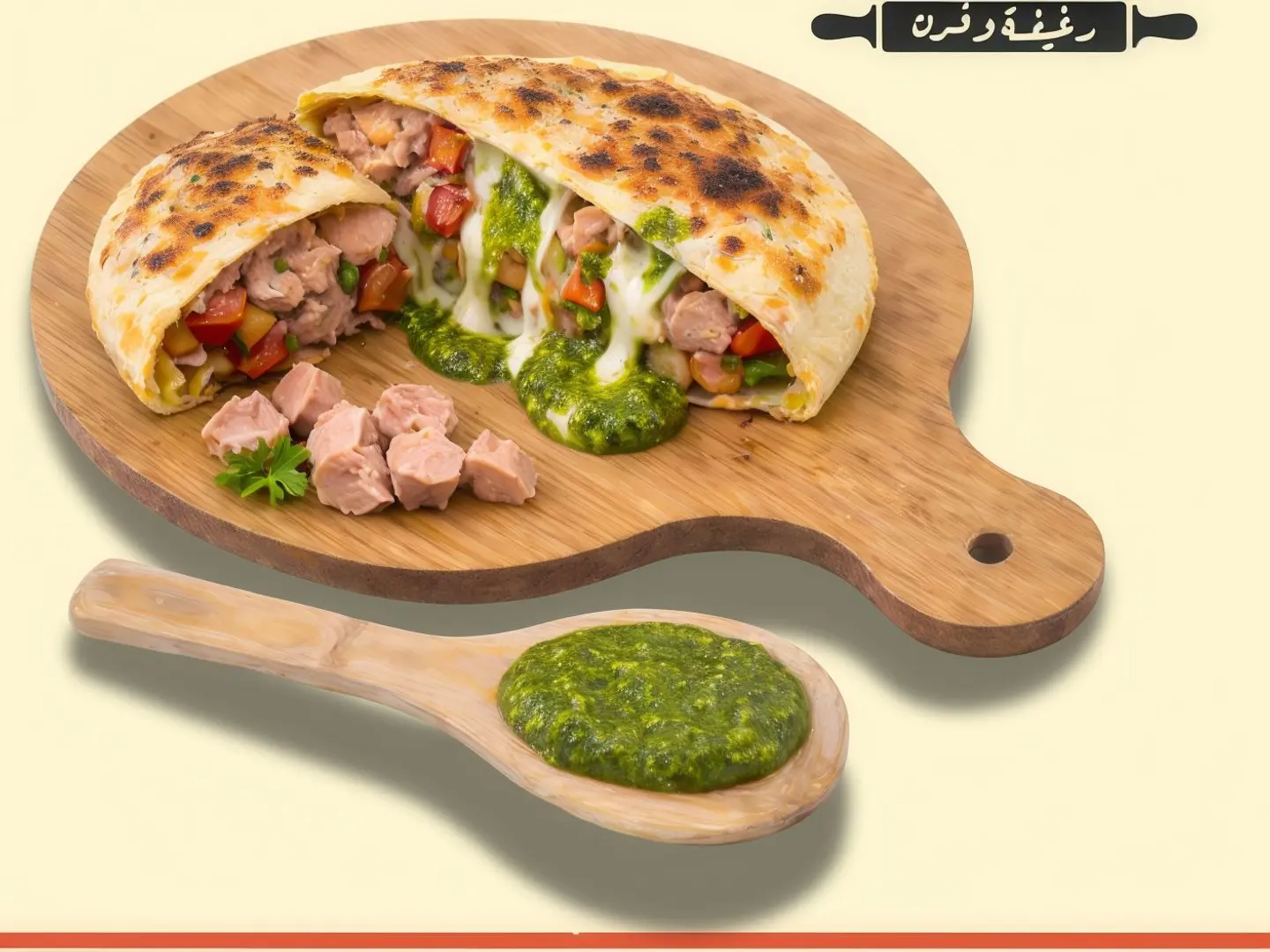 فطيره تونه بالبيستو