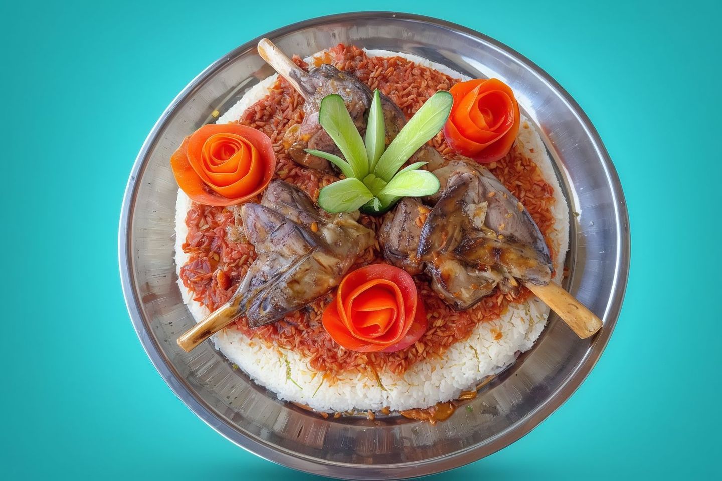 صنية فتة موزة مشوية