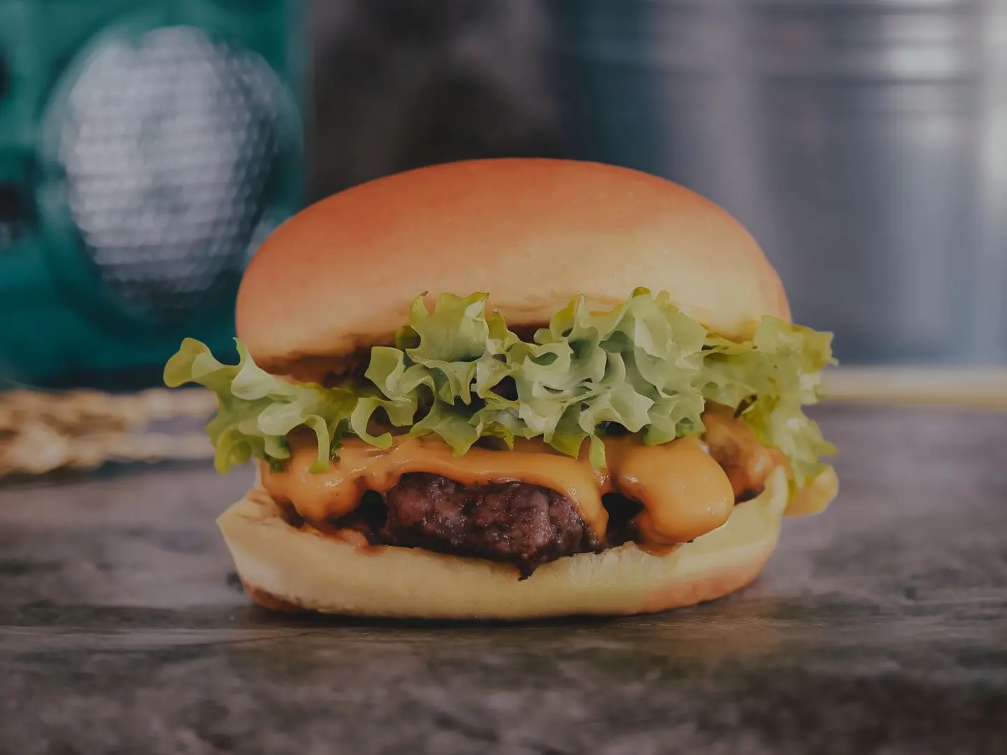 برجر لحم مشوي