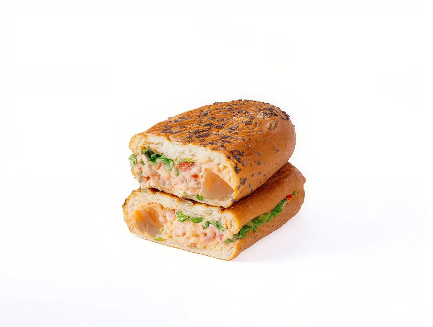 Labneh Sandwich With Makdous