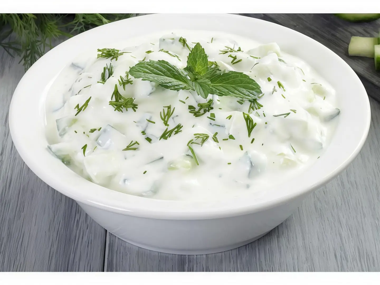 Yogurt Salad With Cucumber
