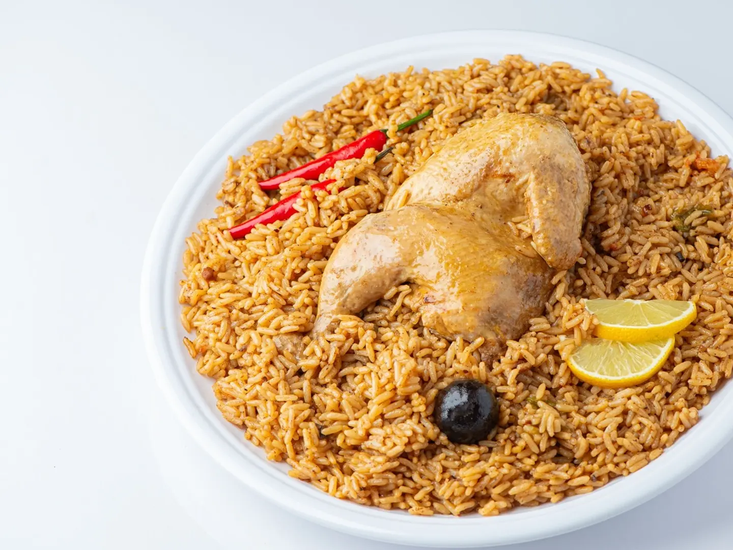 محفوفة دجاج - نصف حبة