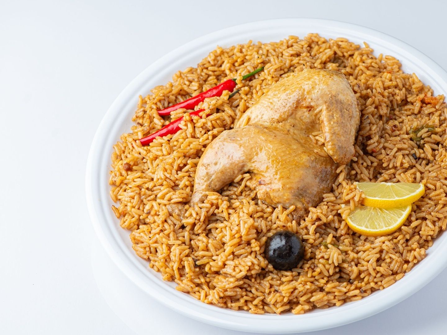 محفوفة دجاج - نصف حبة