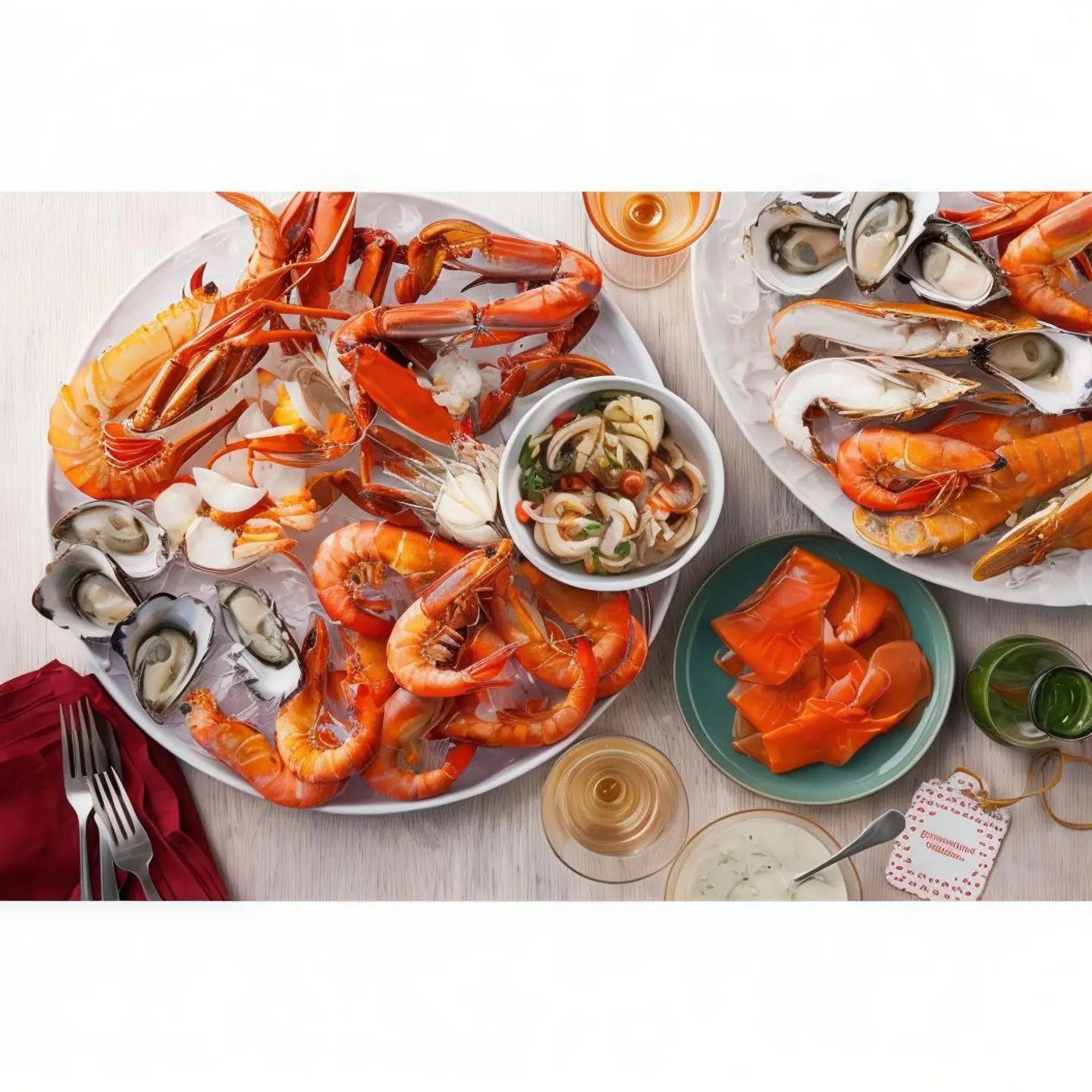 صحن سي فود كبير