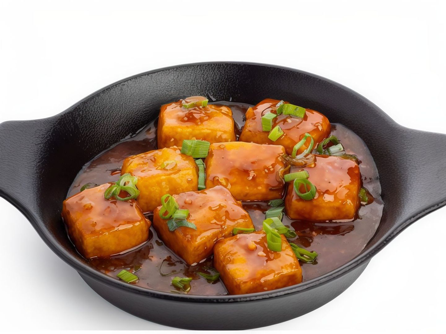 Fried Tofu With Brown Sauce