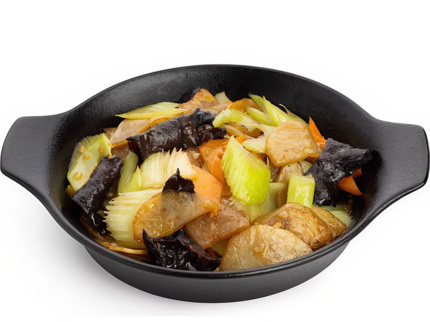 Fried Potato With Celery