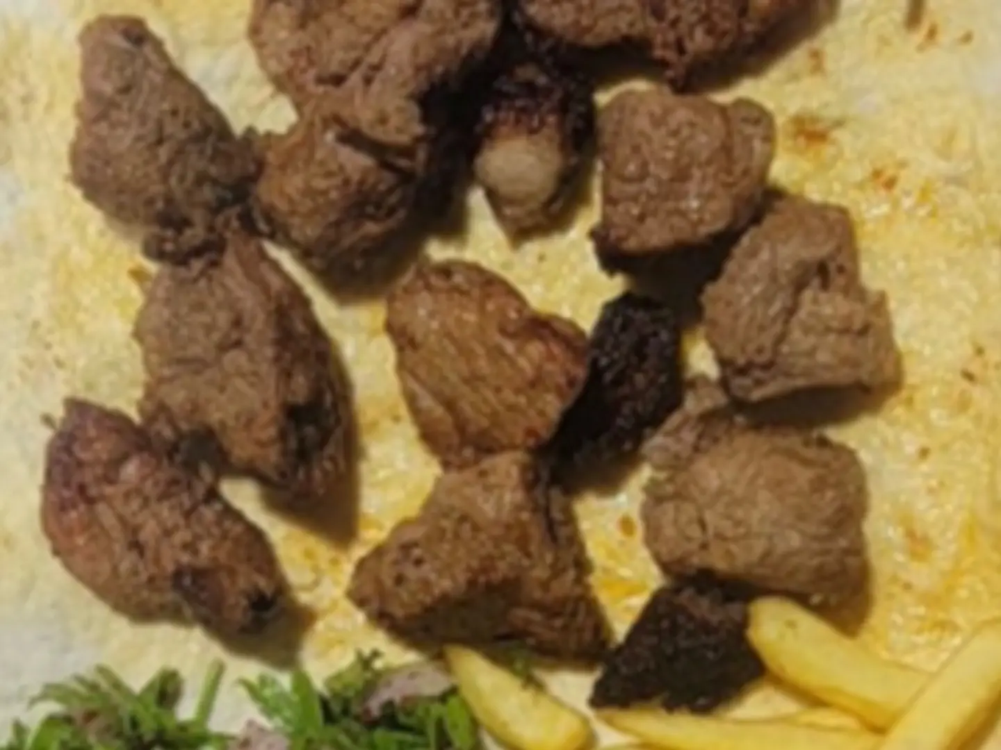 Half A Kilo Of Fresh Meat Cubes