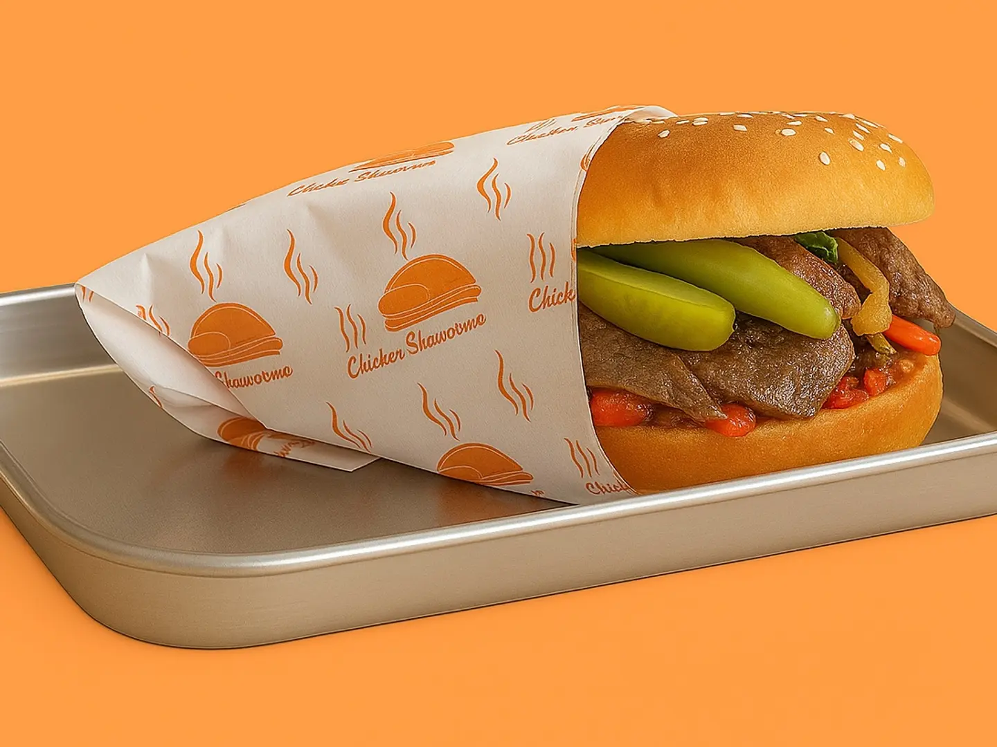 Fresh Kebda Sandwich