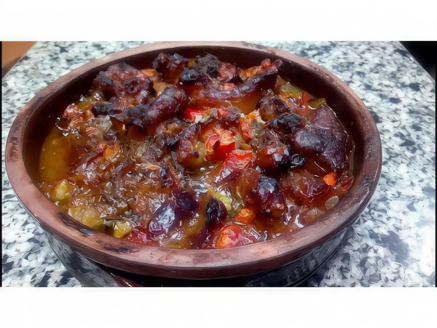 طاجن كوارع بالفرن
