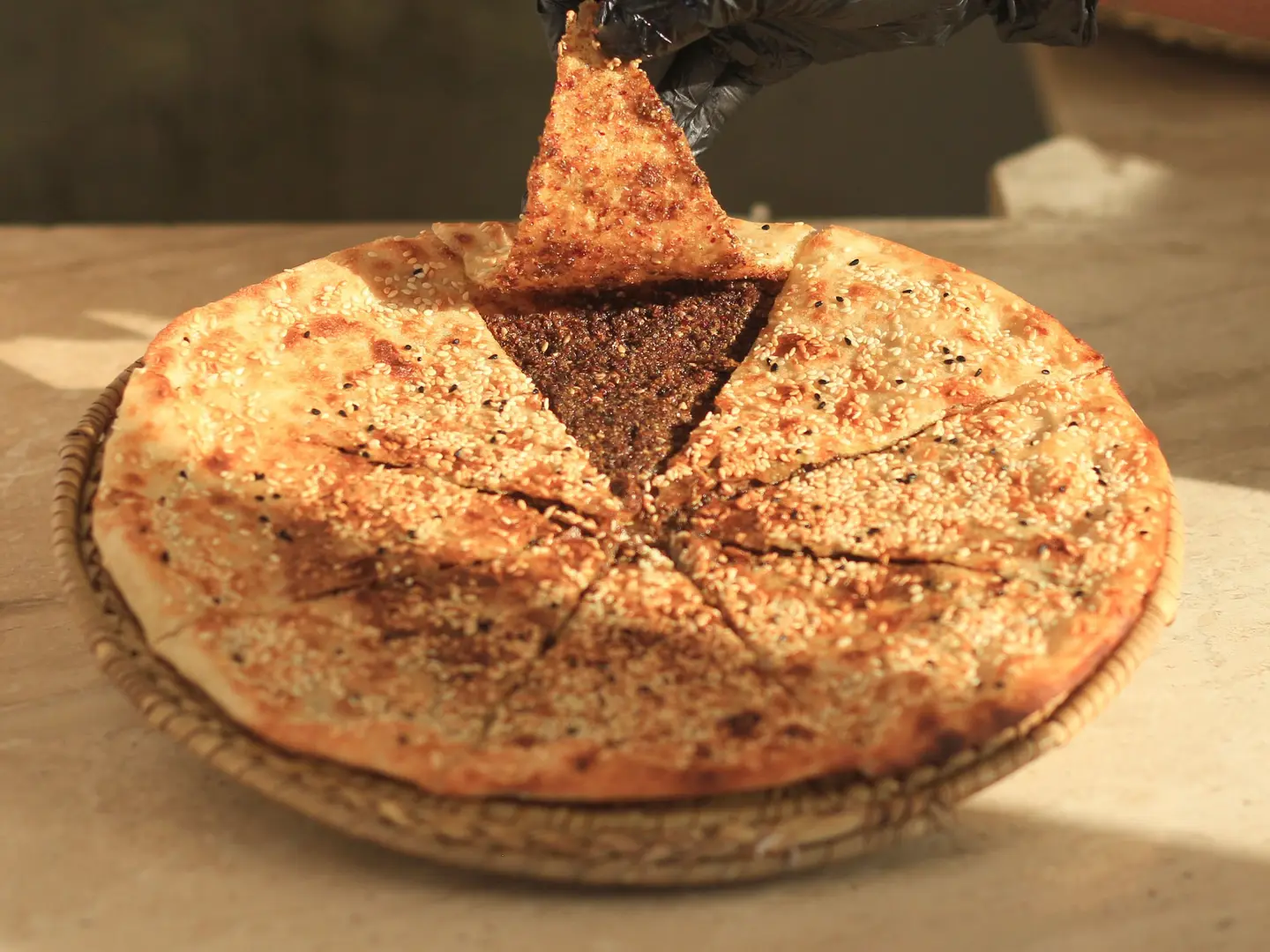 خبز زعتر حلبي