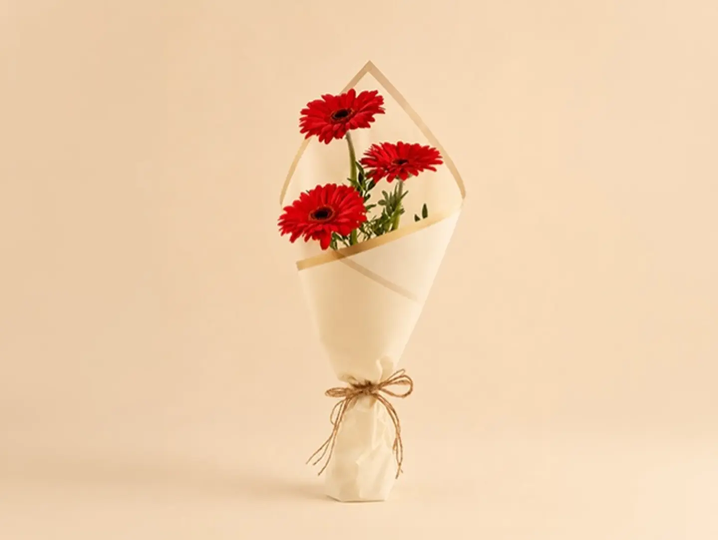 Red Gerbera Mini Bouquet
