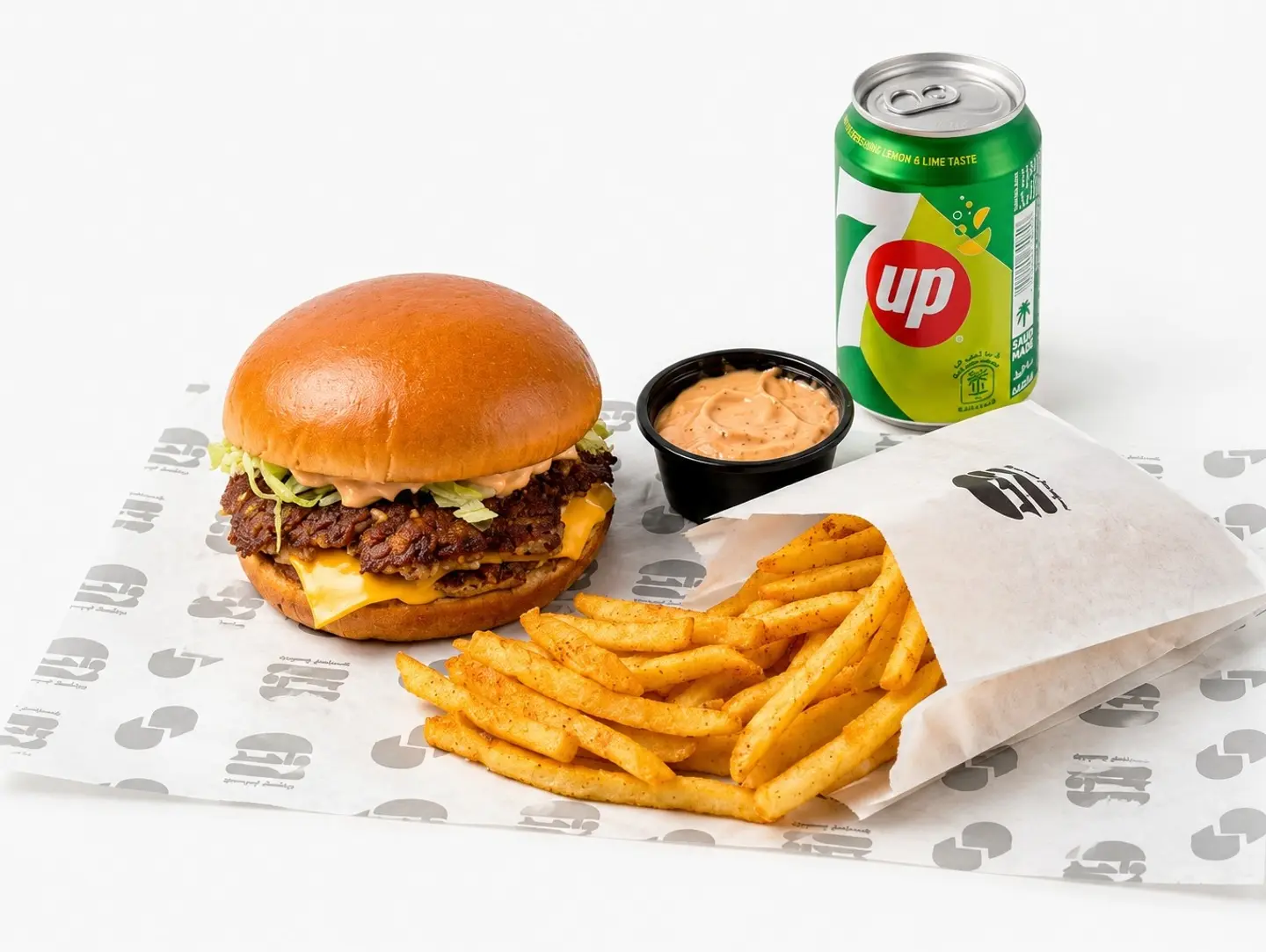 Double Beef Burger Meal
