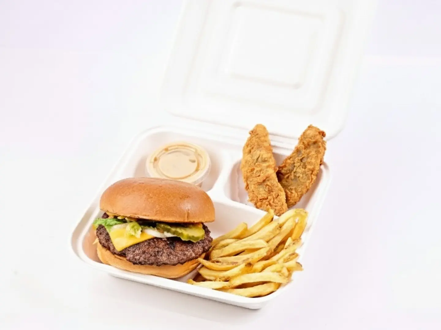 علبة برجر مشوي (سماش برجر)