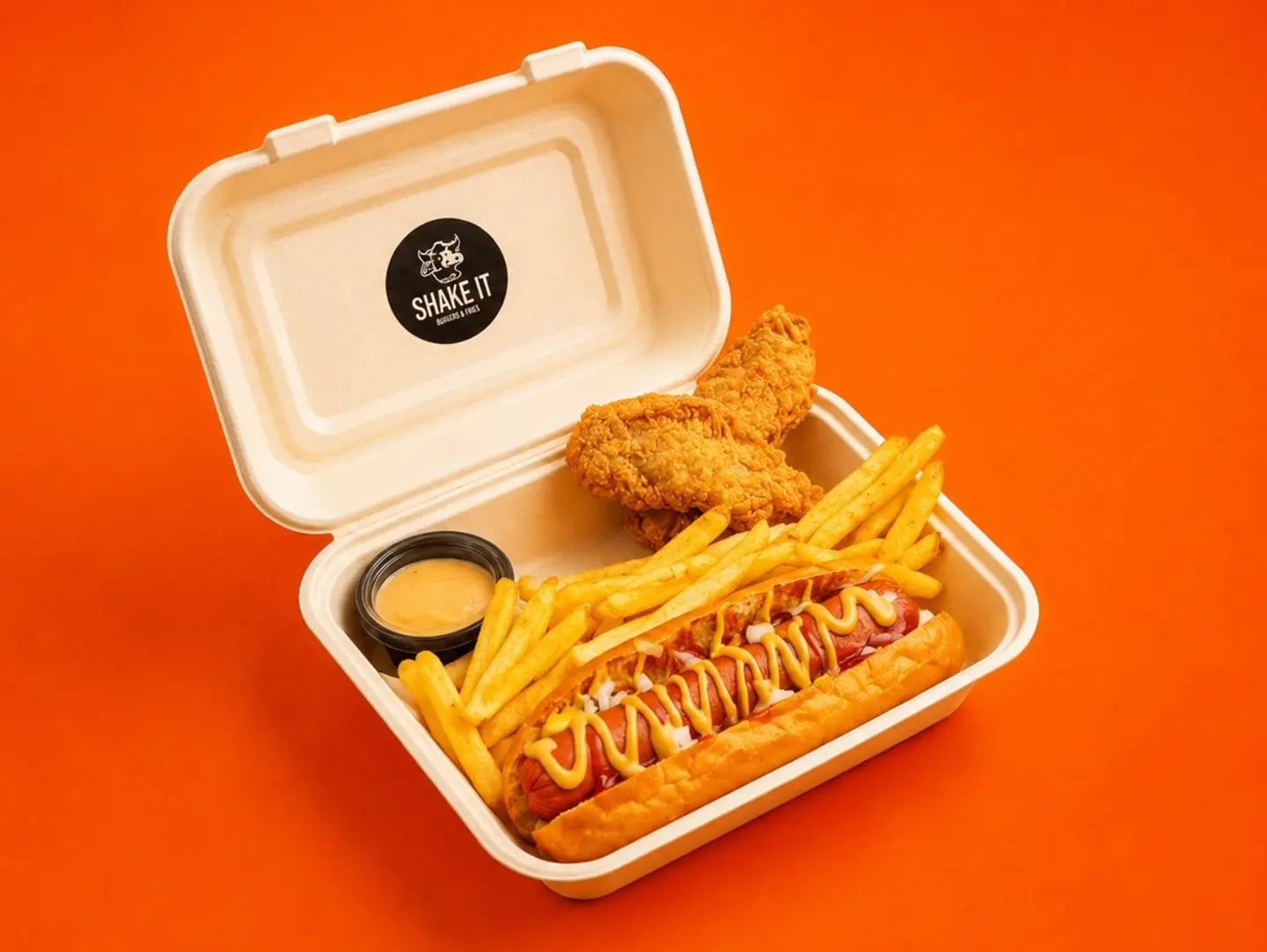 Shake It Hot Dog Box
