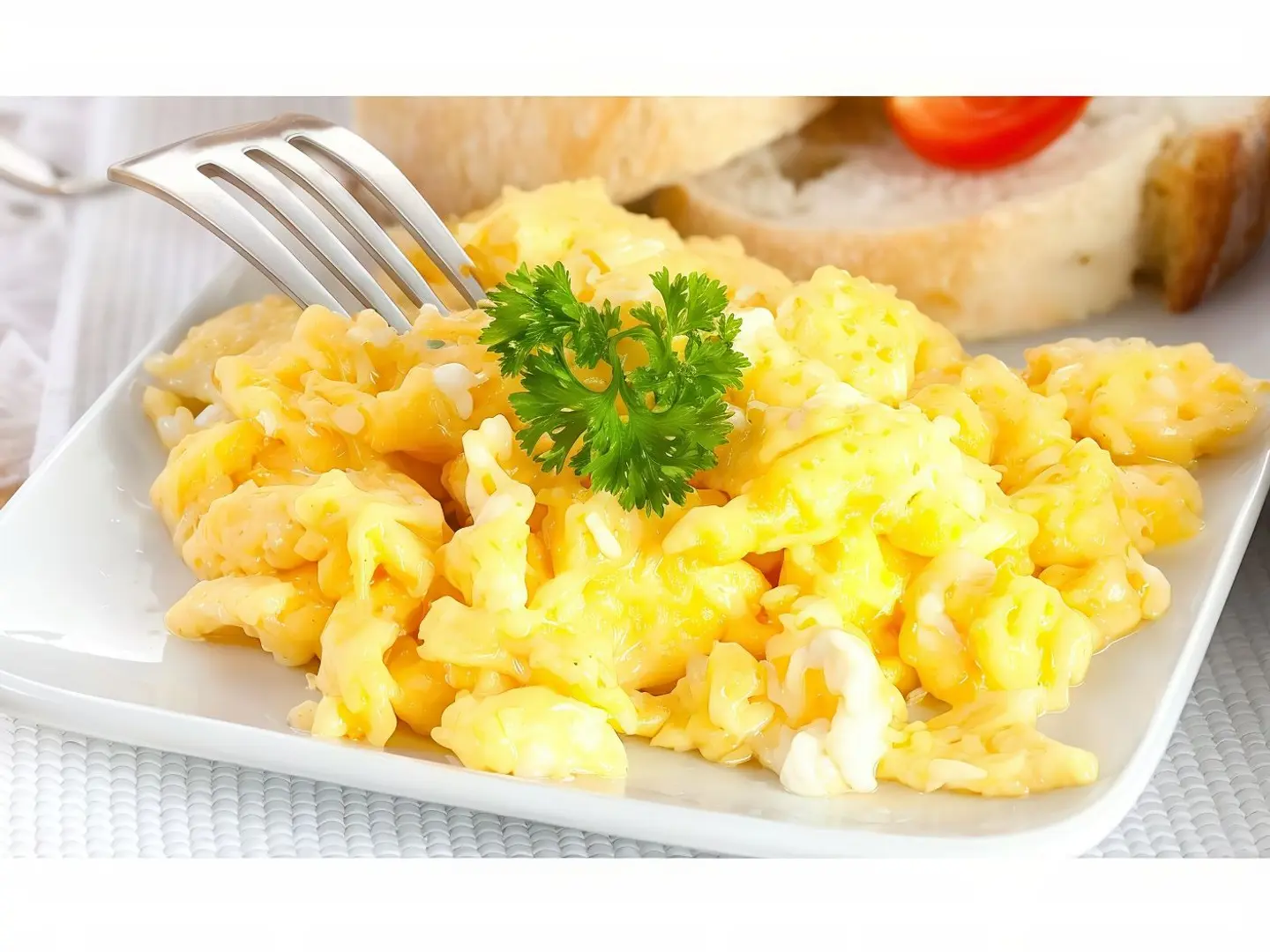 صحن بيض مقلي بالجبن