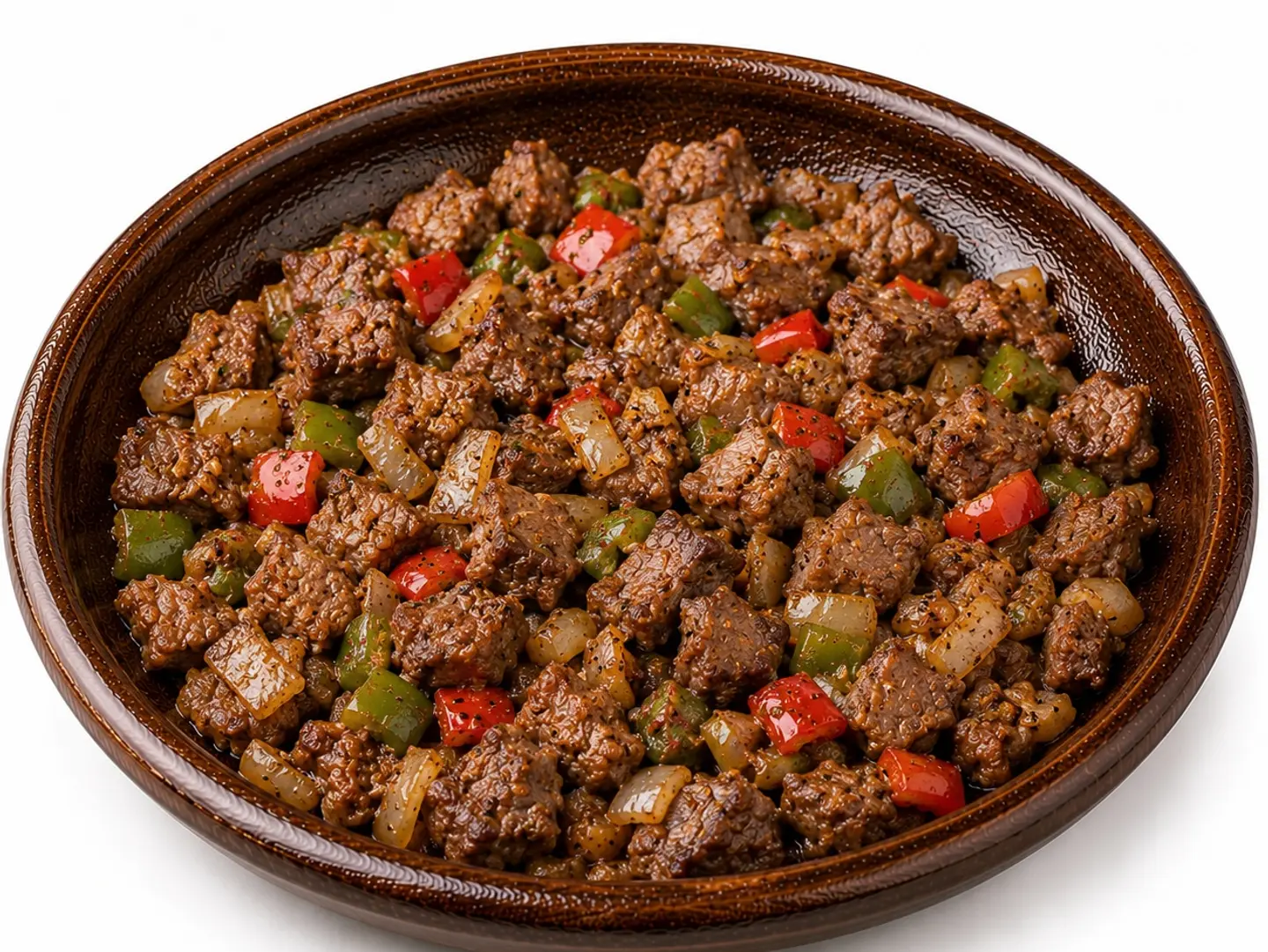 صحن مقلقل لحم طازج