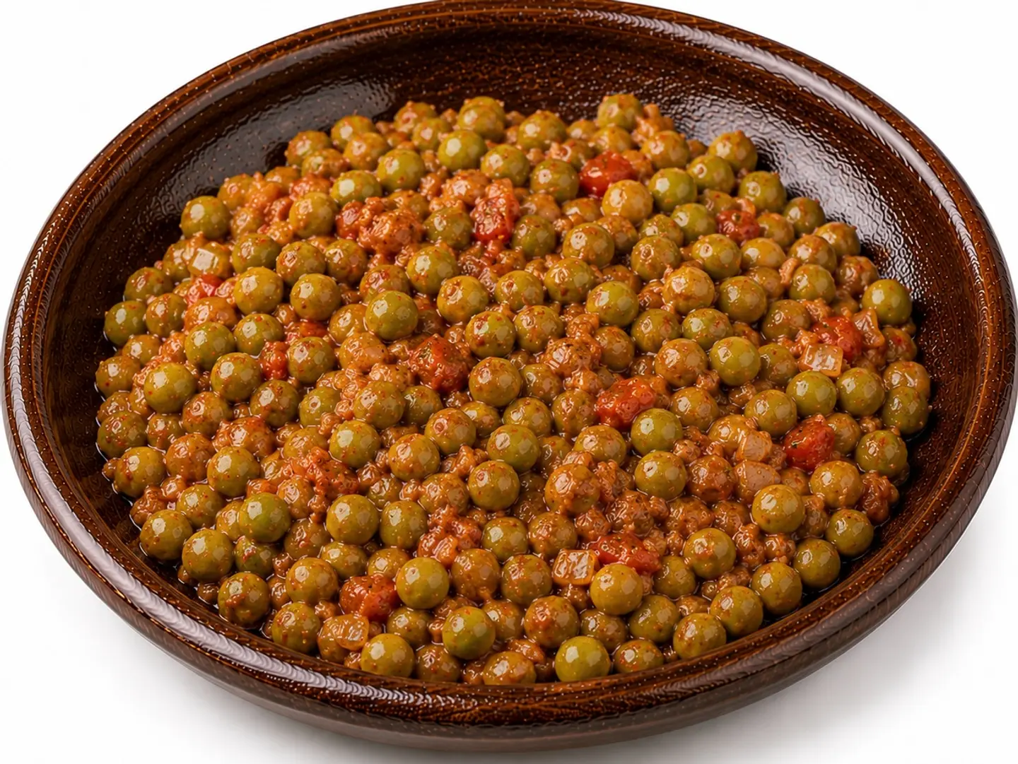 صحن بازلاء سادة
